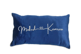 Customized Embroidered - Connected By Heart Pillow